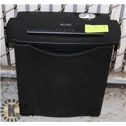 BLACK HOME OFFICE PAPER SHREDDER