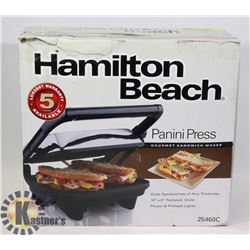 HAMILTON BEACH PANINI PRESS