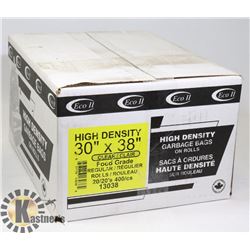 CASE OF 30" X 38" HIGH DENSITY CLEAR FOOD GRADE