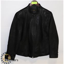 DANIER BLACK LEATHER JACKET - LADIES