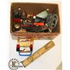 Image 1 : BOX OF OLD TOOLS AND MORE