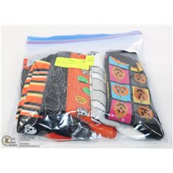 6PK LADIES HALLOWEEN SOCKS