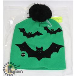 HALLOWEEN LED KNITTED TUQUE (W/ 3 FLASHING MODES)