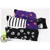 Image 1 : 3 PAIRS OF HALLOWEEN KNEE HIGH SOCKS