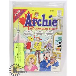 # 1 ARCHIE IN CANADA KEY COMIC DIGEST
