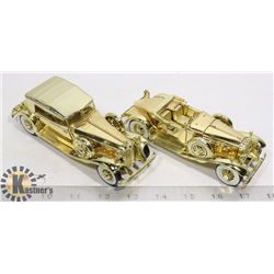 2 X MAISTO PLATED 1/32 DIE CAST CARS LIMITED ED.