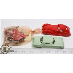 3 X 1950'-1960'S COLLECTORS PLASTIC CARS