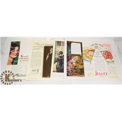 COLLECTION OF 1928 ADVERTISING ADS ORIGINAL