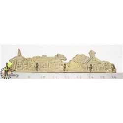 10" BRASS SMALL VILLAGE KEYS HANGER SIGN