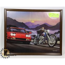 11" X 14" EASY RIDER HARLEY DAVID MANN POSTER