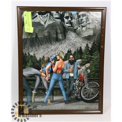 11" X 14" EASY RIDER HARLEY DAVID MANN POSTER