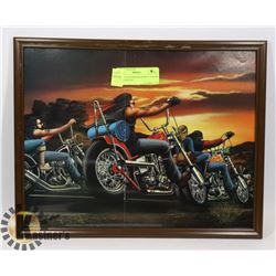11" X 14" EASY RIDER HARLEY DAVID MANN POSTER