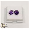 Image 1 : #79-PURPLE AMETHYST GEMSTONE OVAL 3.45ct