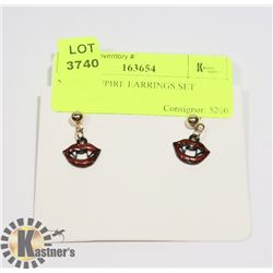 NEW VAMPIRE EARRINGS SET
