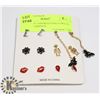 Image 1 : 6 PAIRS OF ASSORTED HALLOWEEN THEME EARRINGS