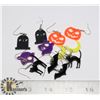Image 1 : 6 PAIRS OF ASSORTED HALLOWEEN THEME EARRINGS