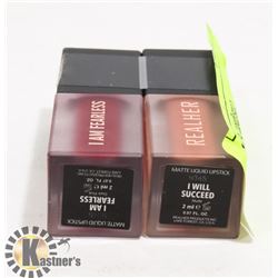 2 REALHER MATTE LIQUID LIPSTICKS - DARK PINK&