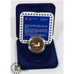 1987 CANADIAN PROOF DOLLAR WITH COA