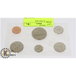 LOT OF SIX 1968 COINS