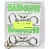 Image 1 : TWO NEW HANDCUFFS WITH KEYS