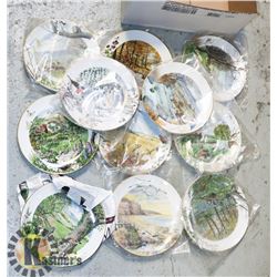 LOT OF 10 ASSORTED COLLECTOR PLATES BY PETER