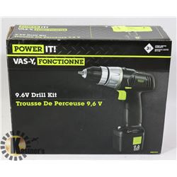 POWERIT 9.6 VOLT DRILL, NEW