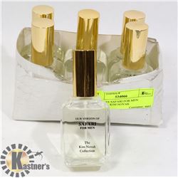 6 BOTTLES REPLICA SAFARI FOR MEN COLOGNE, KIM NOVAK