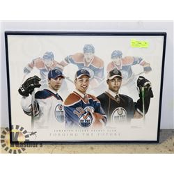 OILERS PICTURE, TAYLOR HALL, JORDON EBERLY &