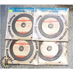 LOT OF 4 METAL/ GRINDING DISCS