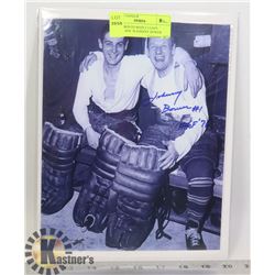 NHL TORONTO MAPLE LEAFS GOALIE HOF 76 JOHNNY BOWER