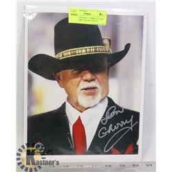 NHL LEGENDARY COMMENTATOR DON CHERRY SIGNED PHOTO