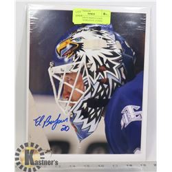 NHL TORONTO MAPLE LEAFS GOALIE ED BELFOUR SIGNED