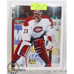 NHL MONTREAL CANADIENS LEGENDARY GOALIE PATRICK