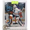 Image 1 : NHL EDMONTON OILERS GOALIE HOF 03 GRANT FUHR SIGNE