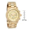 Image 9 : NEW MICHAEL KORS TRIPLE CHRONO GOLD WATCH MSRP$389