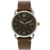 Image 1 : NEW FOSSIL GREY DIAL/ BROWN STRAP 42MM MSRP $199