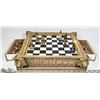 Image 1 : COMPLETE KING TUT EGYPTIAN CHESS SET HAND PAINTED