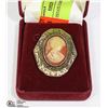 Image 1 : VINTAGE ESTATE CAMEO BROOCH