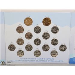 RCM VANCOUVER 2010 CIRCULATION COINS COMPLETE IN