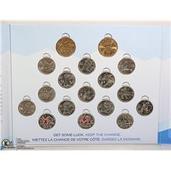 RCM VANCOUVER 2010 CIRCULATION COINS COMPLETE IN