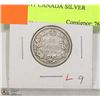 Image 1 : 1900 25CENT CANADA SILVER