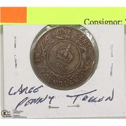 1871 ONE CENT P.E.I.