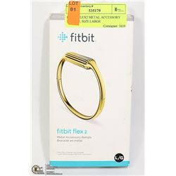 FITBIT FLEX2 METAL ACCESSORY BANGLE, SIZE LARGE
