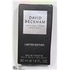 Image 1 : DAVID BECKHAM FOLLOW YOUR INSTINCT LTD EDITION