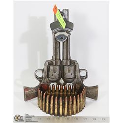 WESTERN PISTOLS WALL BOTTLE OPENER