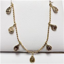 56) 14KT YELLOW GOLD FANCY COLORED BROWN DIAMOND