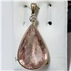 Image 1 : 54) 14KT YELLOW GOLD MORGANITE BERYL & DIAMOND