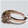 Image 3 : 53) 10KT ROSE GOLD FANCY COGNAC COLORED DIAMOND