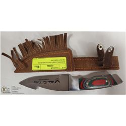 HUNTING KNIFE WITH SHEATH BY WHITE TAIL CUTLERY