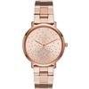Image 1 : NEW MICHAEL KORS PAVE ROSE GOLD WATCH MSRP $395